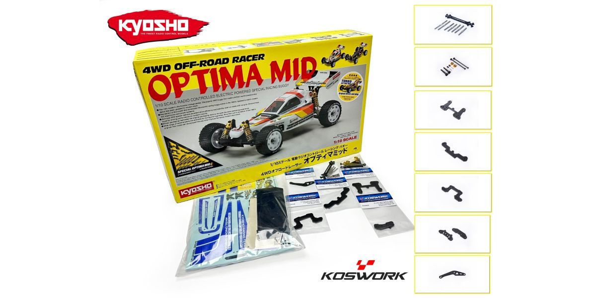 1:10 Kyosho Optima Mid 4WD Koswork Edition (K.30622KE)