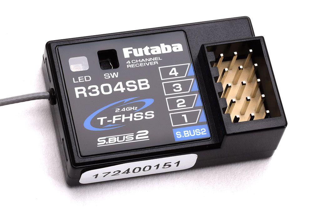 Futaba R304SB 4ch Receiver with Telemetry T-FHSS (S-Bus) (HV) 2.4GHz (FUT05102588-3)