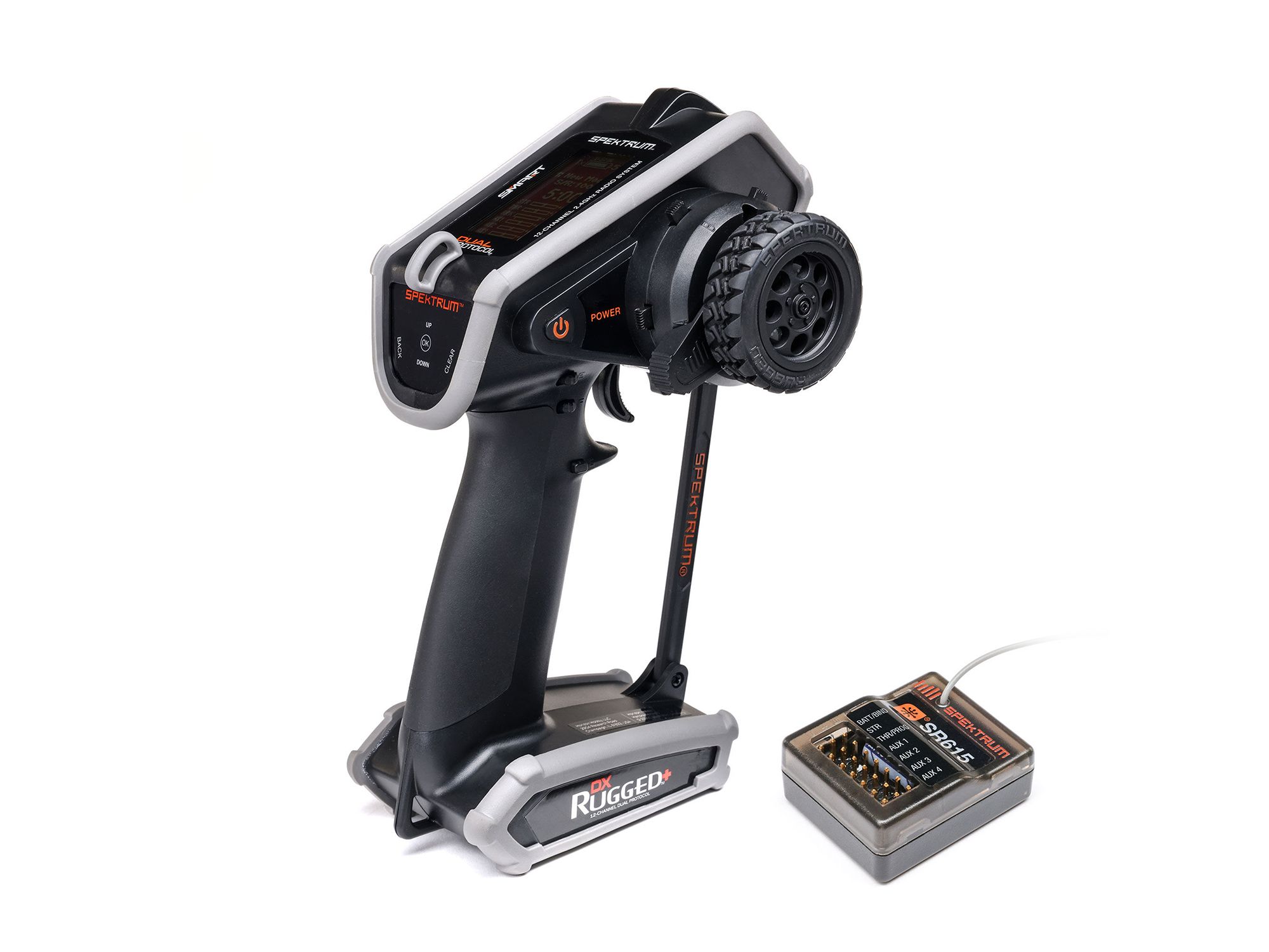 Spektrum DX Rugged+ 12-Channel DSMR+ Transmitter with SR615 Receiver (P-SPM6220)