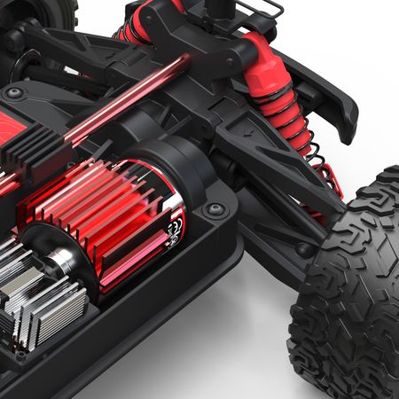PD Racing 1:16 TK-16 Brushed Truck RTR - Black (PD303T-BLACK)