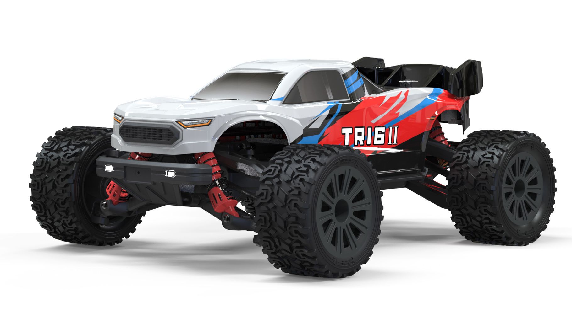 PD Racing 1:16 TR-16 Brushed Truck RTR (PD304T-RED)