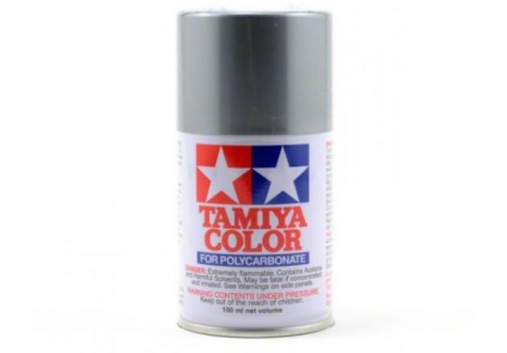 Tamiya PS Polycarbonate Clear Bodyshell Paint - Full Range - PS-12 Silver