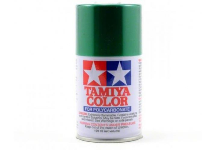 Tamiya PS Polycarbonate Clear Bodyshell Paint - Full Range - PS-17 Metallic Green