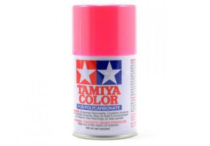 Tamiya PS Polycarbonate Clear Bodyshell Paint - Full Range - PS-29 Fluorescent Pink