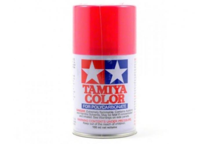 Tamiya PS Polycarbonate Clear Bodyshell Paint - Full Range - PS-33 Cherry Red