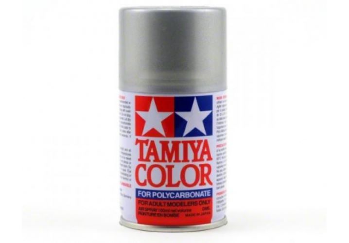 Tamiya PS Polycarbonate Clear Bodyshell Paint - Full Range - PS-36 Silver
