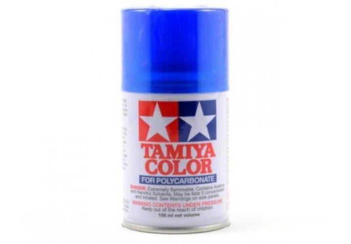 Tamiya PS Polycarbonate Clear Bodyshell Paint - Full Range - PS-38 Translucent Blue