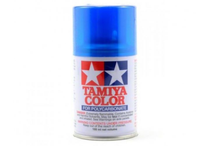 Tamiya PS Polycarbonate Clear Bodyshell Paint - Full Range - PS-39 Translucent Light Blue