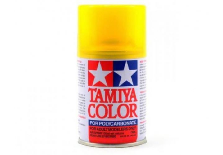 Tamiya PS Polycarbonate Clear Bodyshell Paint - Full Range - PS-42 Translucent Yellow