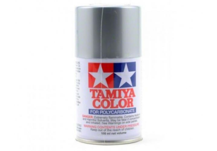 Tamiya PS Polycarbonate Clear Bodyshell Paint - Full Range - PS-48 Anodised Silver