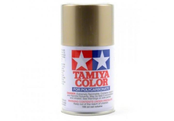 Tamiya PS Polycarbonate Clear Bodyshell Paint - Full Range - PS-52 Champagne Gold Aluminium
