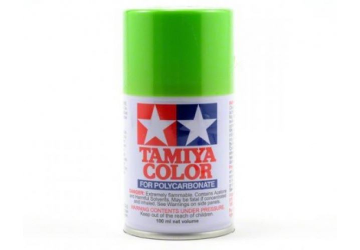Tamiya PS Polycarbonate Clear Bodyshell Paint - Full Range - PS-8 Light Green