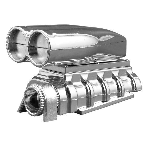 RPM Chrome Shotgun Style Mock Intake &amp; Blower (RPM73543)