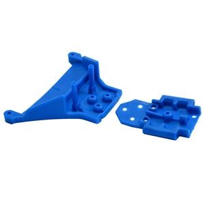 RPM Traxxas Slash Lcg 4X4 Chassis/ 10th Rally Fr. Bulkhead Blue (RPM73565)