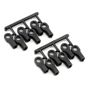 RPM Traxxas Short Rod Ends - Black (12) (RPM80472)