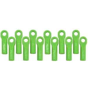 RPM Traxxas Long Rod Ends - Green(12) Replaces Trx #5525 (RPM80514)
