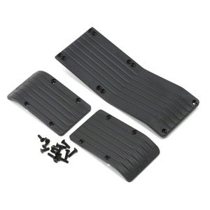 RPM Traxxas T/E-Maxx 3-Pcs Skid Plate - Black (RPM80772)