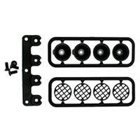 RPM Light Canister Set For RPM Slash Front Bumpers - Black (RPM80982)