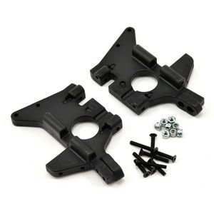 RPM T/E-Maxx Front Bulkheads Black (RPM81062)
