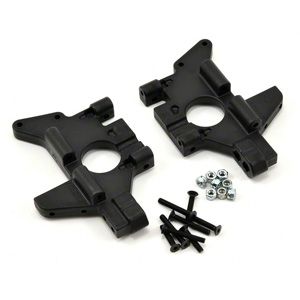 RPM T/E-Maxx Rear Bulkheads Black (RPM81072)