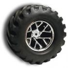 RPM Maxx Monster Clawz Wheels - Pair - Blue Chrome (RPM81915)