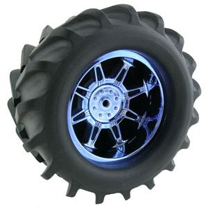 RPM Standard Width Maxx &#039;Monster Spider&#039; Wheels (2) - Blue Chrome (RPM81955)