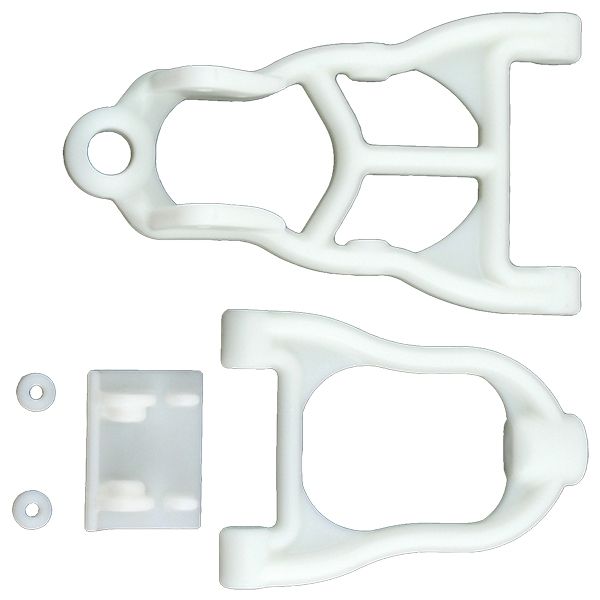 RPM Baja 5B Front Upper &amp; Lower A-Arms - Dyeable White (RPM82141)