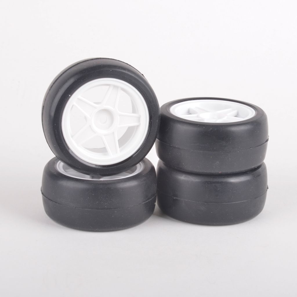 Rush Mini Tyres 40 Round Pre-Glued 4pcs (RU0488)