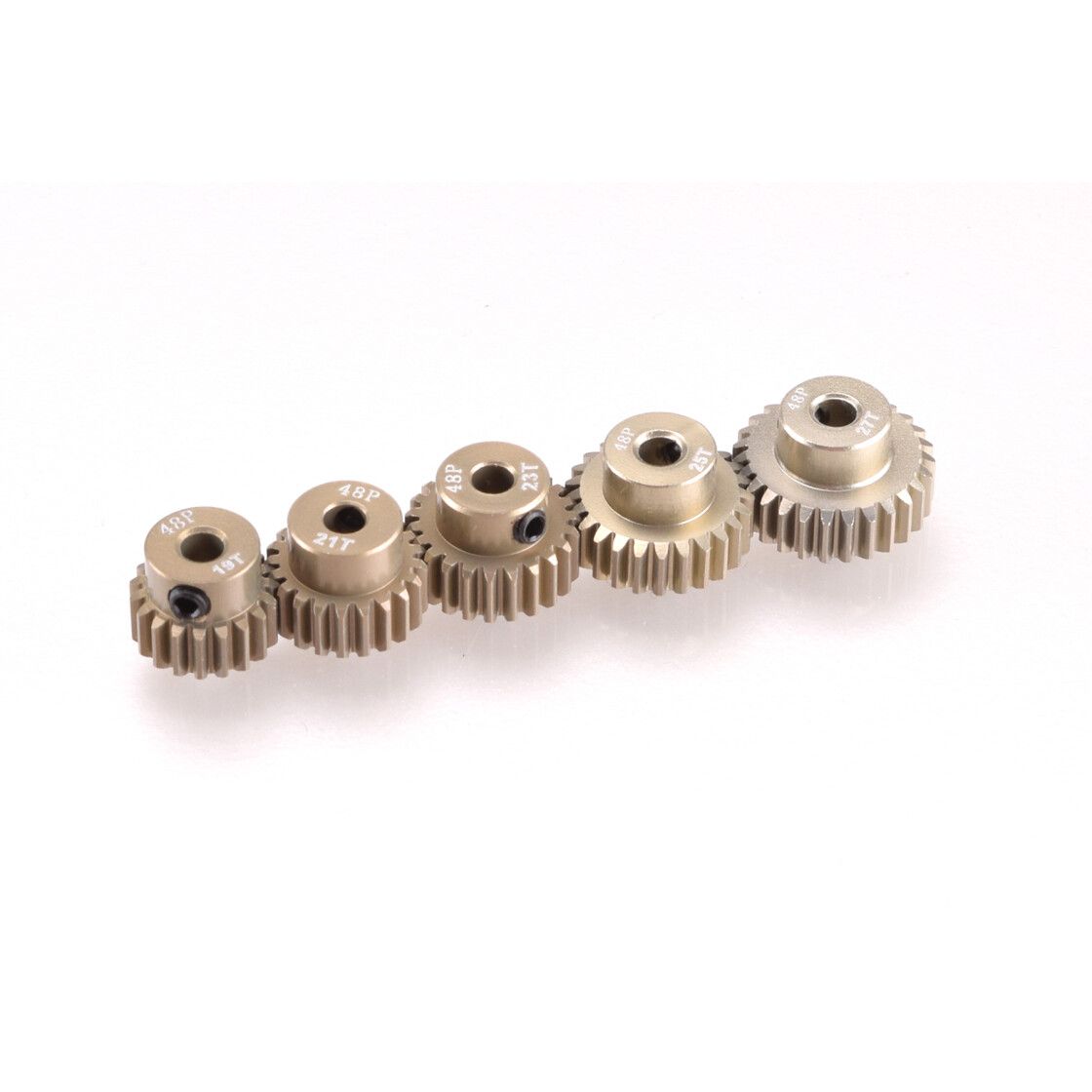 RUDDOG 48dp Aluminium Pinion 5-Pack Odd (19,21,23,25,27T) (RP-0046)