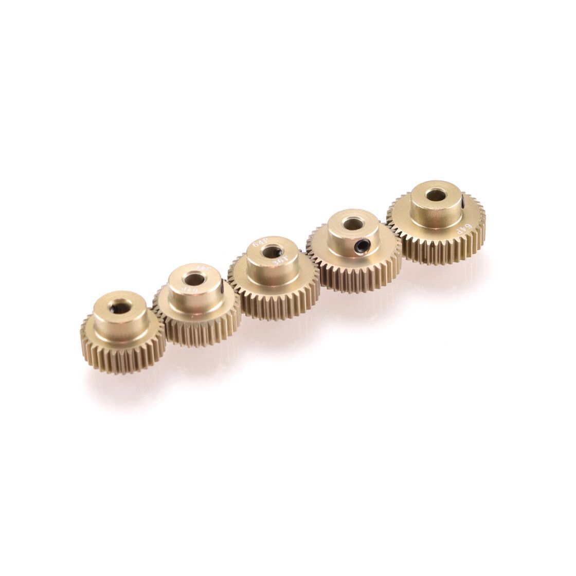 RUDDOG 64dp Aluminium Pinion 5-Pack Even (32,34,36,38,40T) (RP-0049)