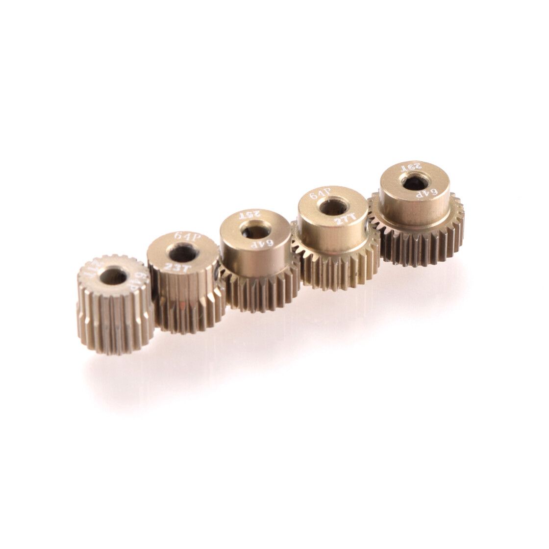 RUDDOG 64dp Aluminium Pinion 5-Pack Odd (21,23,25,27,29T) (RP-0048)