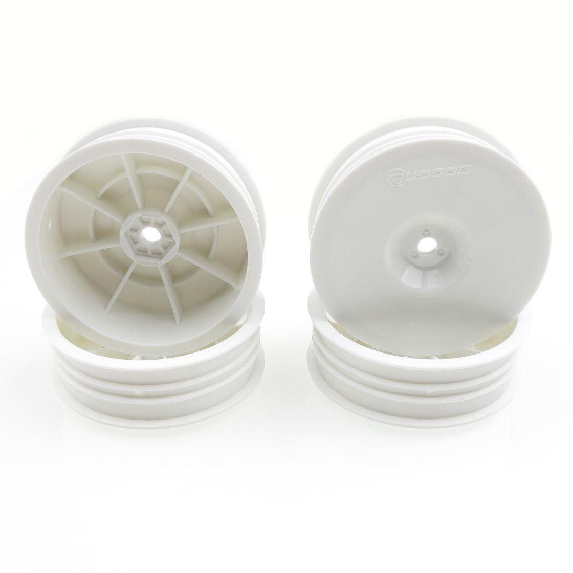 RUDDOG B7 | XB2 | LD3 - 2wd Slim Front Wheels 2.2&quot; (White | 4pcs) (RP-0755)