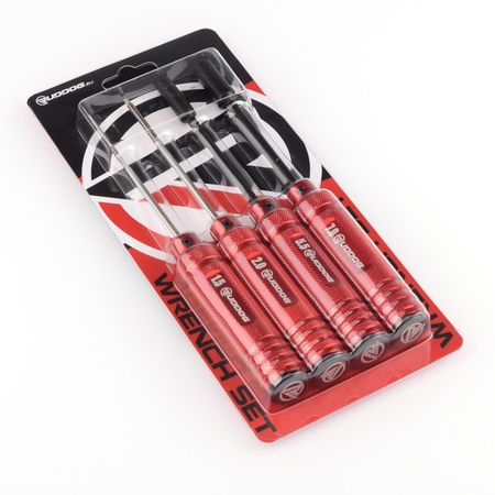 RUDDOG Metric Hex and Nut Driver Wrench Set (1.5 | 2.0 | 5.5 | 7.0mm) (RP-0507)