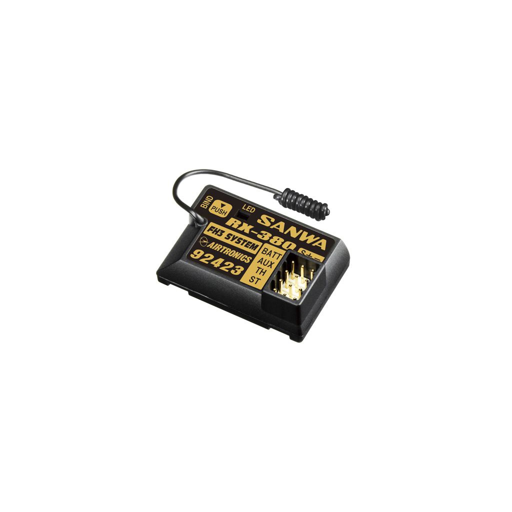 Sanwa RX-380 FHSS-3 Receiver (SA107A41074A)