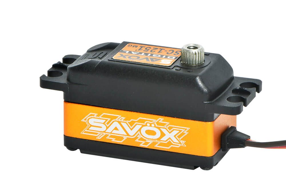 Savox Digital Low Profile Servo 9KG @6V 9V (SAV-SC1251MG+)