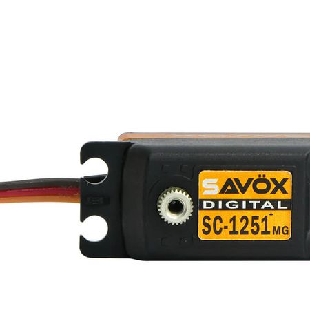 Savox Digital Low Profile Servo 9KG @6V 9V (SAV-SC1251MG+)