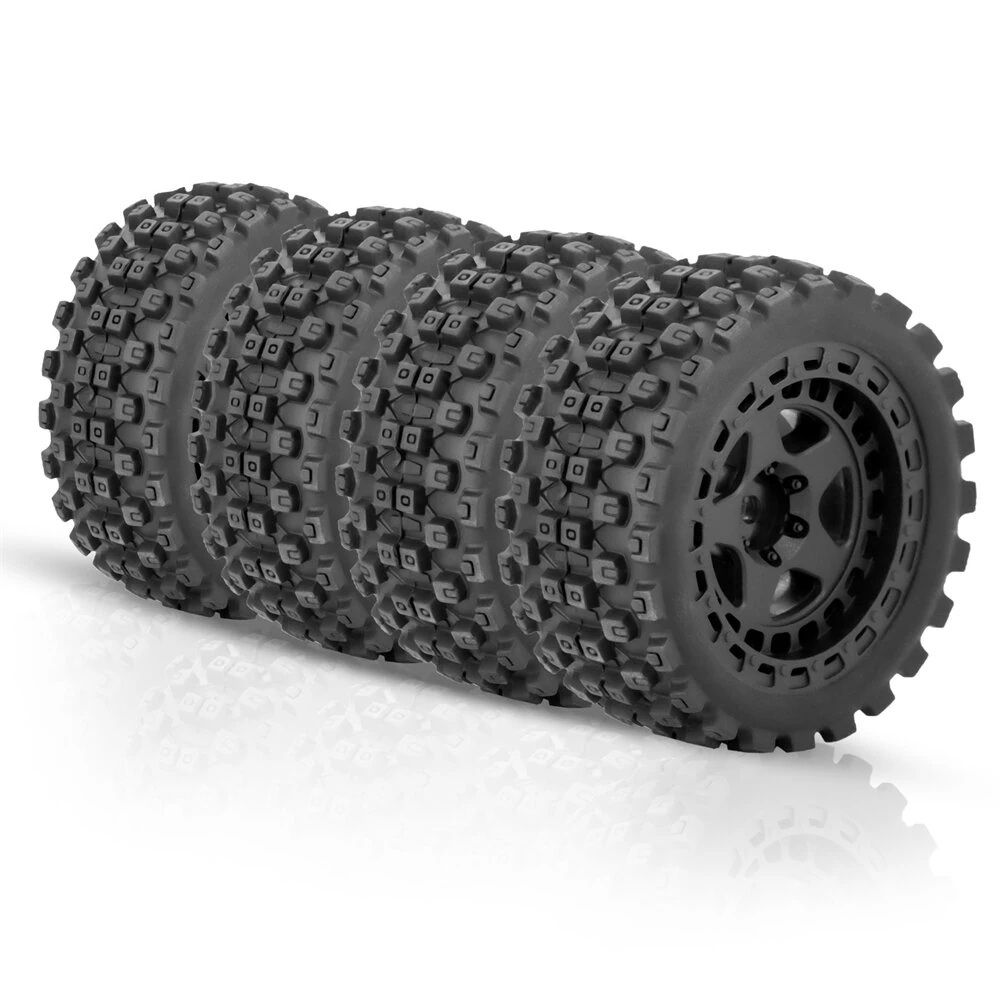 SC Models Arrma Typhon Grom Off Road Wheel &amp; Set (4) - Black (SCDTAR11826)