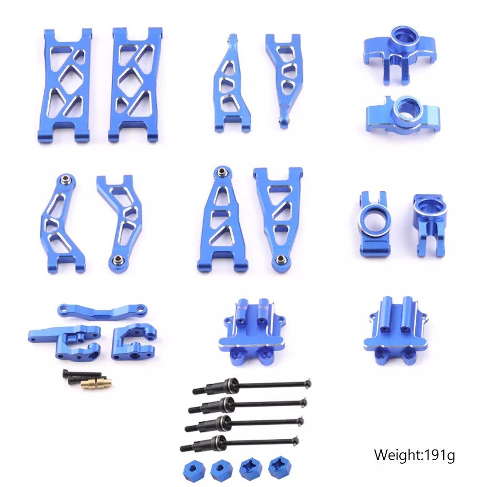 SC Models - Arrma Granite Grom Complete Aluminum Upgrade Set - Blue (SCDTAR11830A)