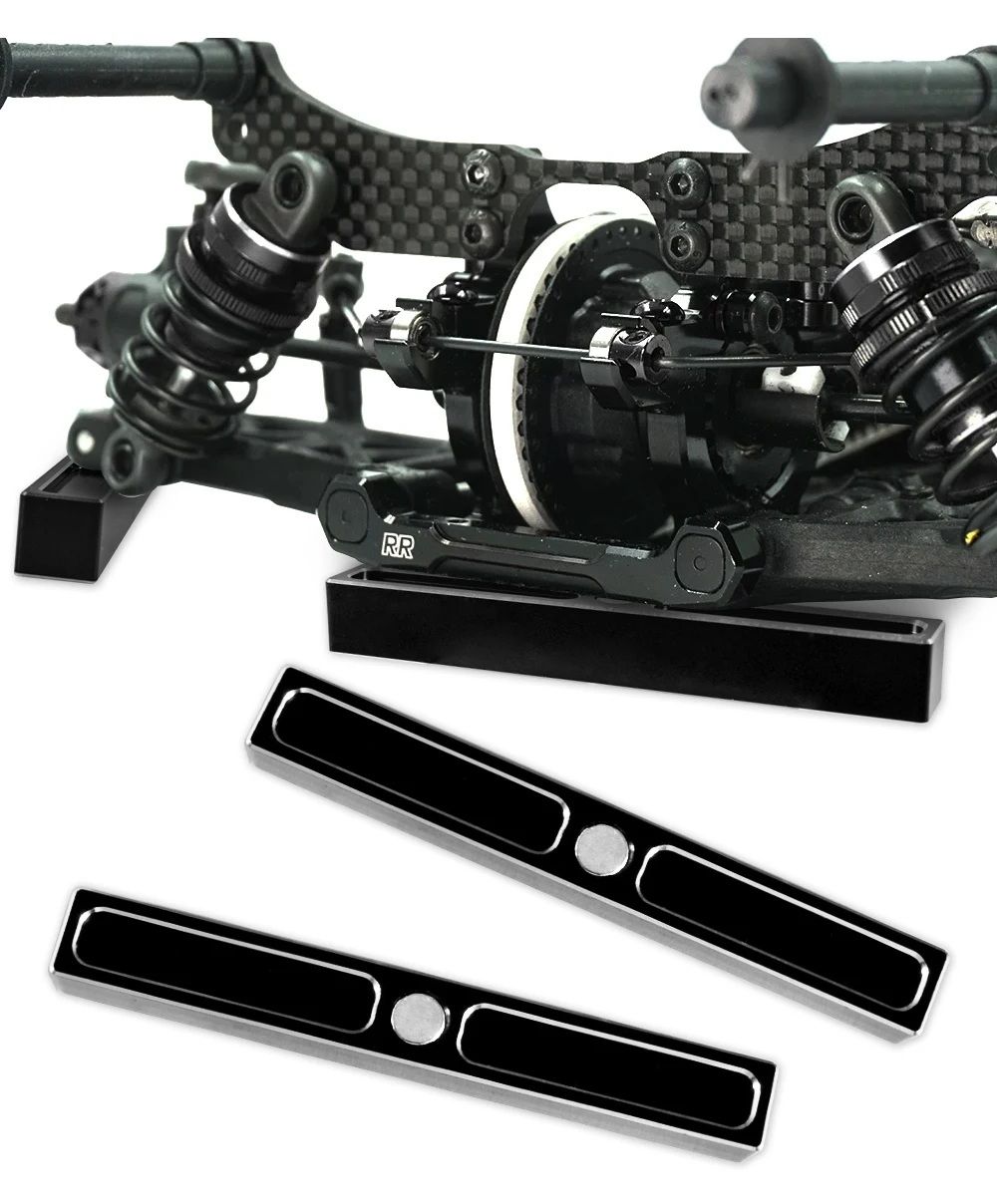 SC Models Chassis Droop Gauge Support Blocks 10mm Black (SCDTEL01047)