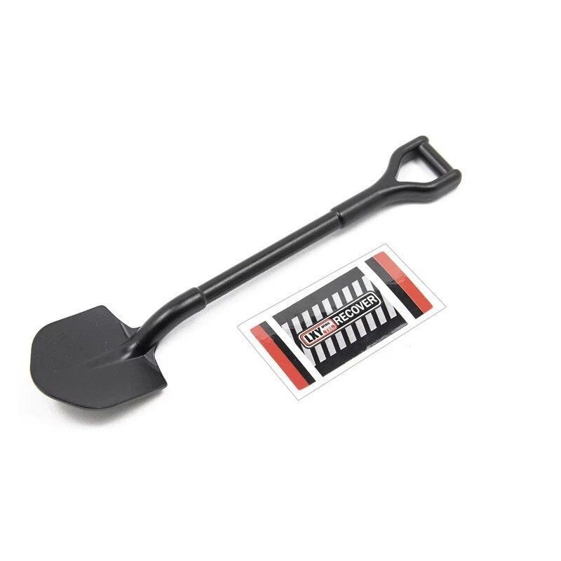 SC Models Metal Shovel Decoration For 1:10 Crawler - Black (SCDTEL01076BK)