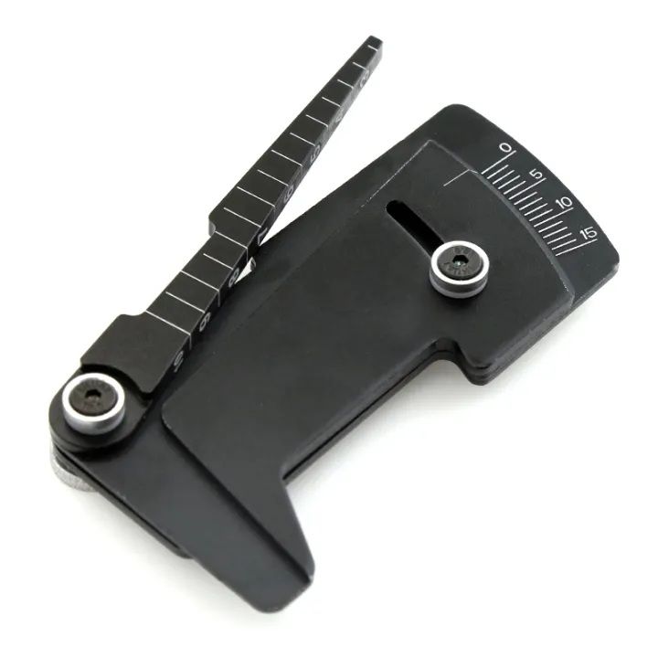 SC Models 1:10 Alloy Camber-Ride Height Gauge - Black (SCVGLFTOOL074)