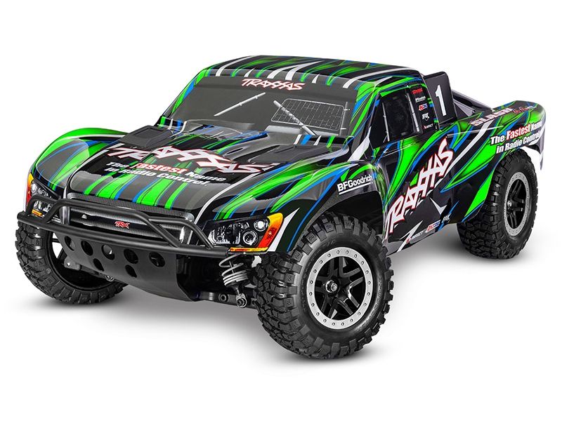 Traxxas Slash 4X4 VXL Brushless - Green (Clipless Body) (TRX68386-4-GRN)