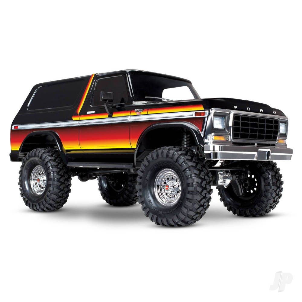 Traxxas TRX-4 Ford Bronco 1:10 4X4 Electric Trail Truck, Sunset (Clipless Body) (TRX82246-4-SUN)