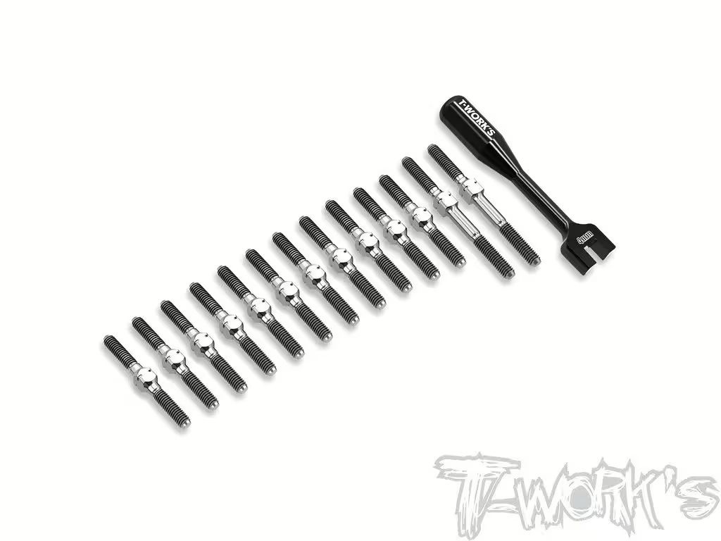 T-Work´s 64 Titanium Turnbuckle Set for Mugen MTC-3 (13) (TW-TB-MTC3)