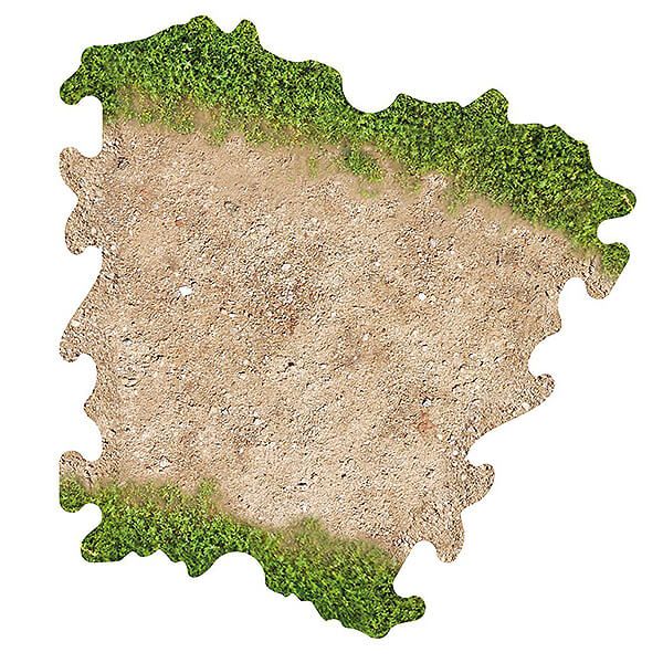 Crawler Park 3 X Land Bend For 1/24 Rc Crawler Park Circuit (TWDTRK002)
