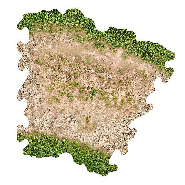 Crawler Park 3 X Mud Bend For 1/24 Rc Crawler Park Circuit (TWDTRK003)