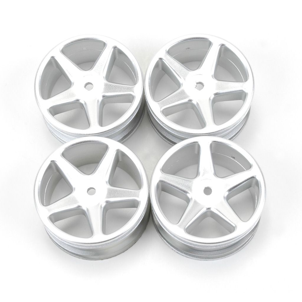 Schumacher Wheel; 5 spoke 25mm - Satin (Pk4) (U1934)