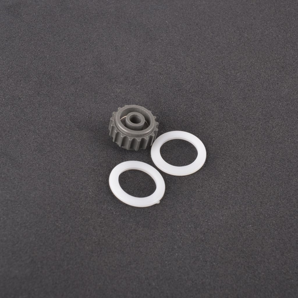 Schumacher Alloy Layshaft Pulley; 17t - Mi1,Mi2/EC (U2461)