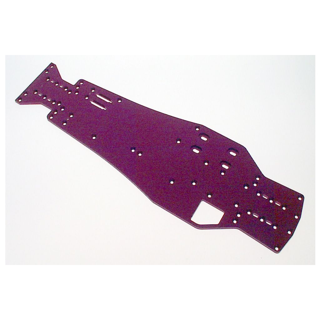 Schumacher Purple Alloy Chassis; CNC - Menace (U2681)