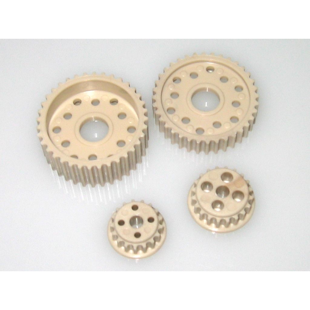 Schumacher Pulleys; Fr; Rr; 20t; 17t - Mi2/EC (U2732)